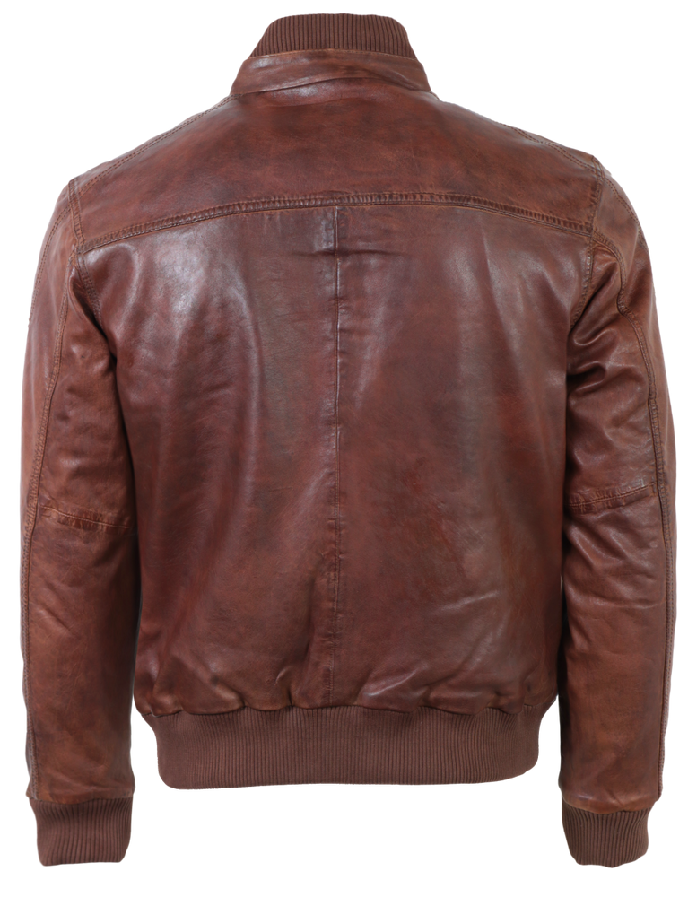 ALOWA Herren Lederjacke