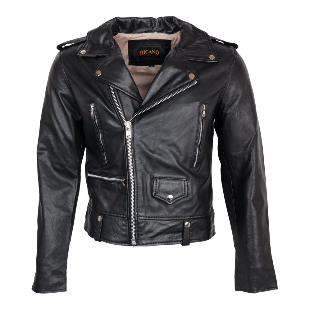 SHORT JKT Herren Lederjacke 